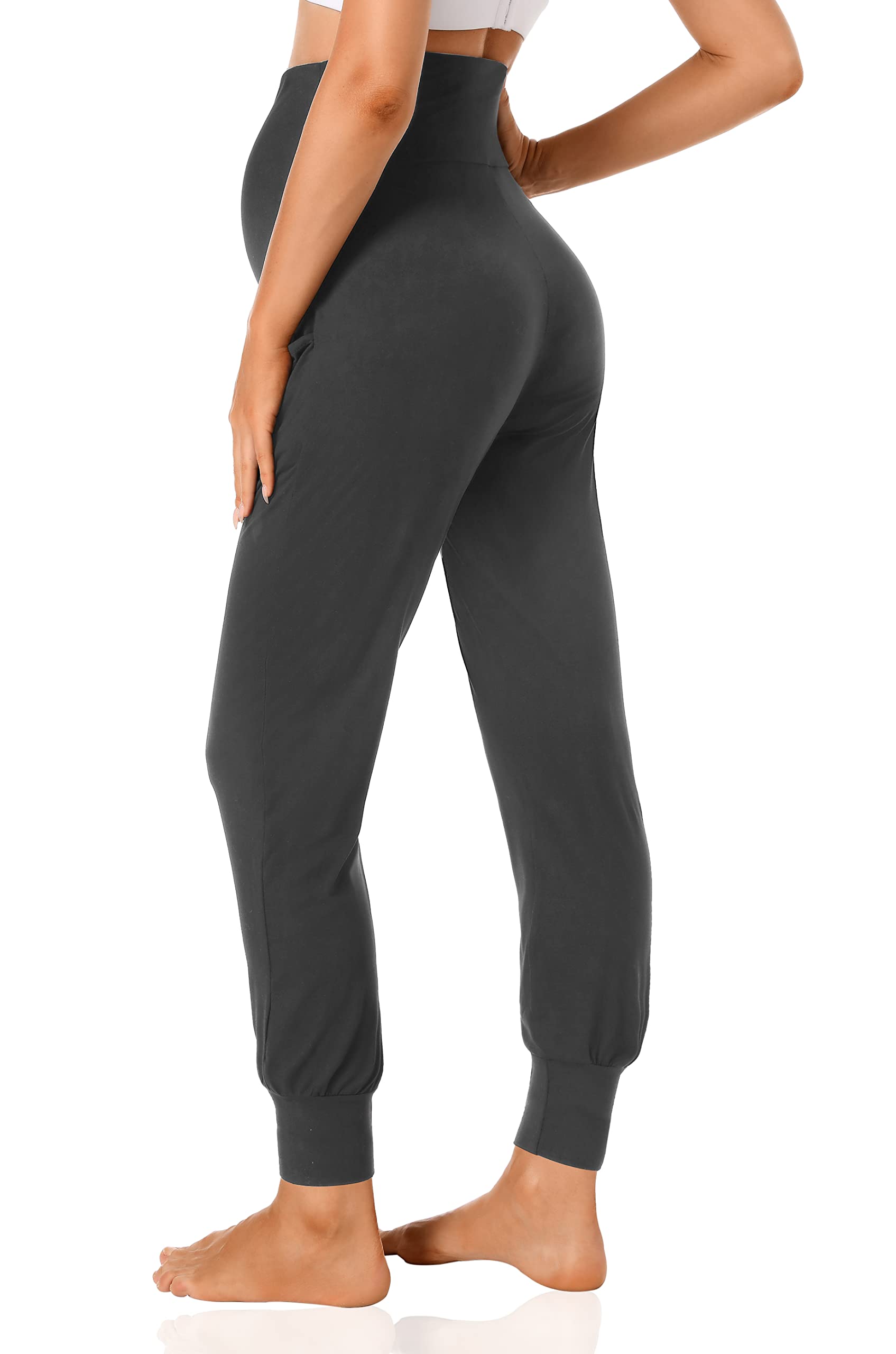 V VOCNI Pantalones cortos de maternidad para mujer, para correr, hacer ejercicio, yoga, caminar