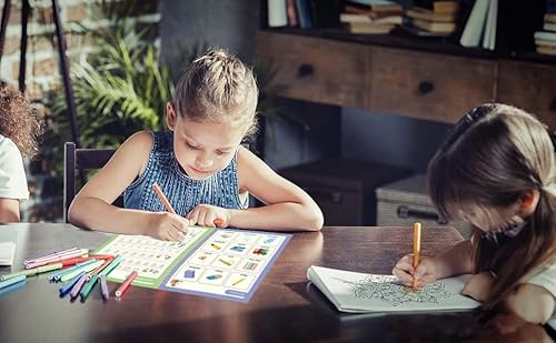 8 Pcs Grooved Handwriting Book Practice For Kids, Reusable Handwriting Preschool Workbook, Children's Magic Copybooks With Auto Disappearing Ink Pen (8 Large Books+4 Pens+4 Pencil Grips+20 Refills) #TOP7