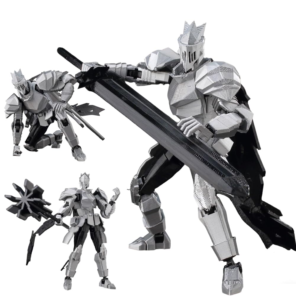 Zhongkaihua Kavallerie-Ritter-Figur, 3D-Druck, mittelalterlicher Stil, voll bewegliches Modell, 14 cm, Actionfiguren, Ornamente, Sammlung, Geschenke, dekorativ
