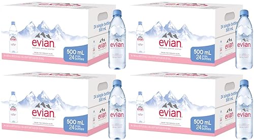 Miniatura 23 de evian Agua de manantial natural, agua de manantial natural embotellada, botellas de agua, agua de manantial filtrada naturalmente en botellas