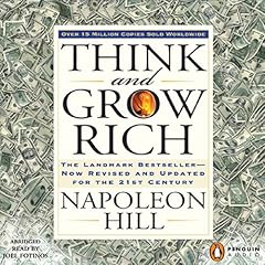 Think and Grow Rich Audiolibro Por Napoleon Hill arte de portada