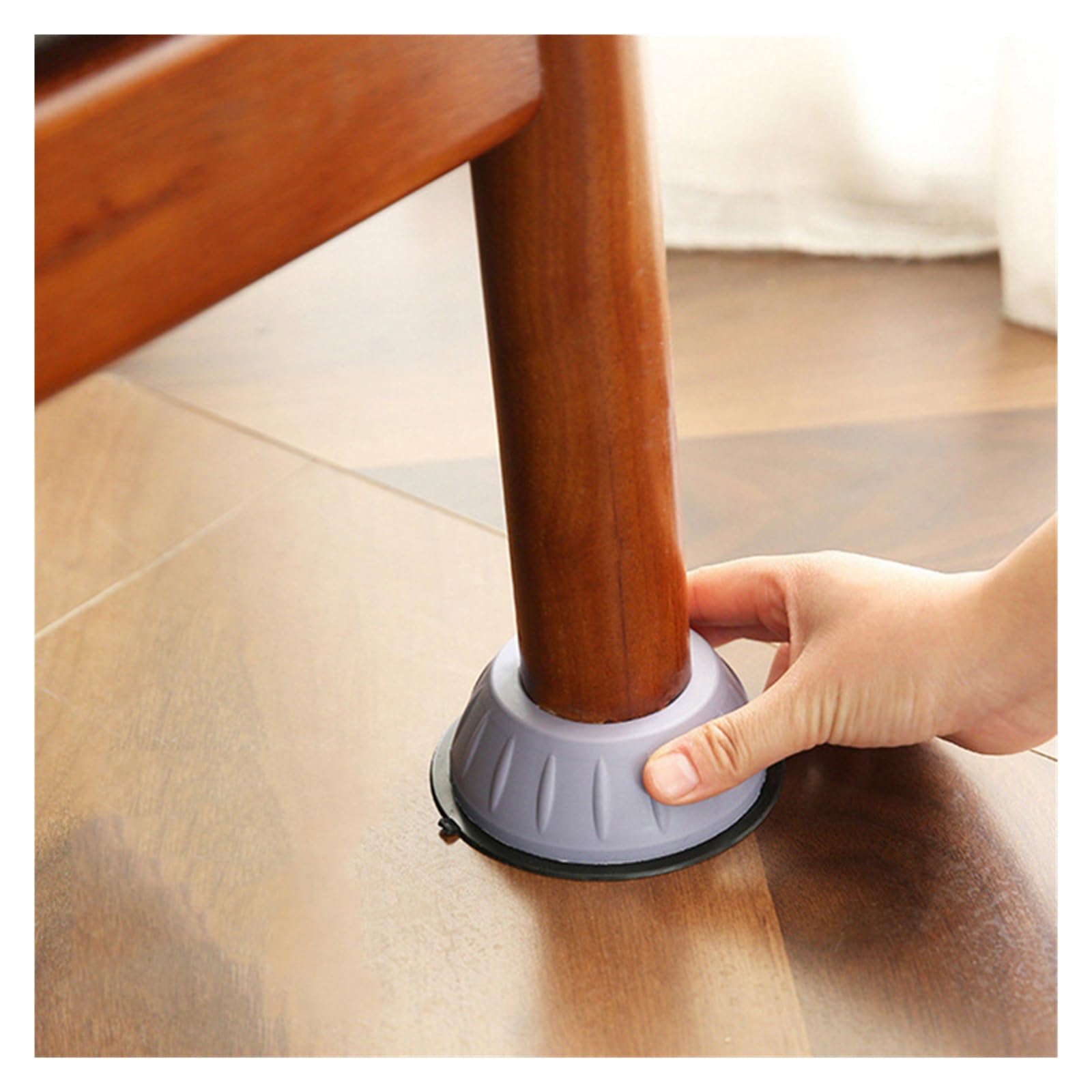 Anti-Vibrations-Fußpolster for Waschmaschinen, Gummimatte, universeller Dämpferständer