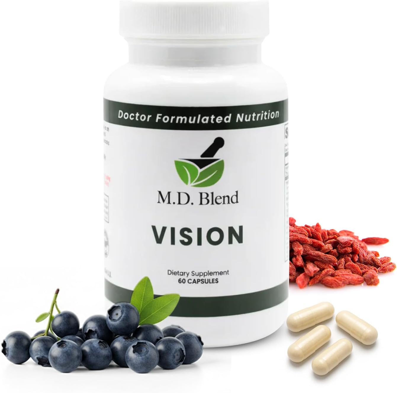Vision, Expertly Formulated Lutein and Zeaxanthin Supplements for Eye Health, AREDS2 Preservision Support, Astaxanthin, Zinc, Thiamine, Eye Vitamins A & C - 30 Capsules (Pack of 1)
