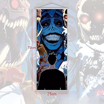 1PC Solo Leveling Scroll Poster Wall Hanging Forged Cloth Painting Decor Room Bedroom for fans (STYLE 10)