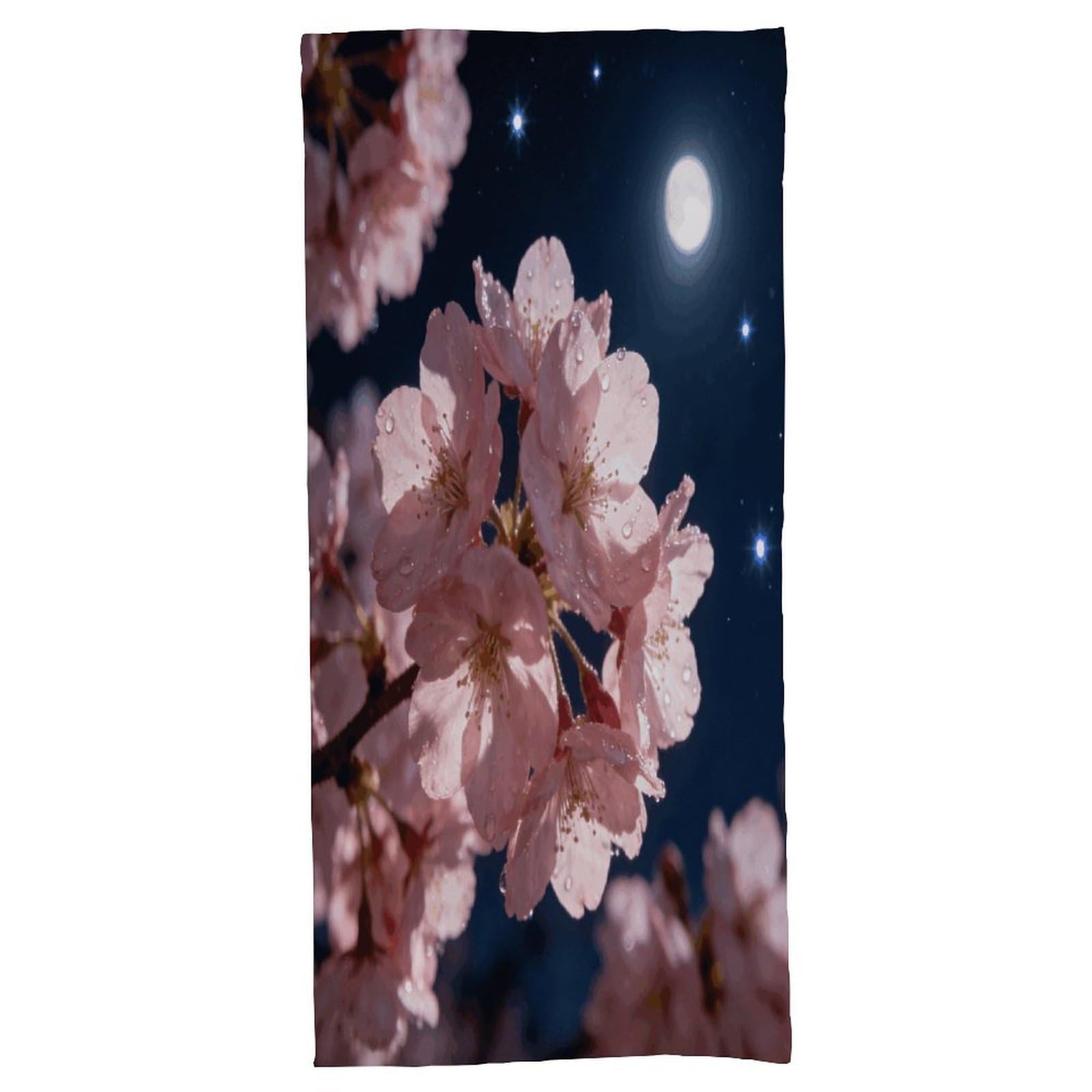Fodpand Style Star Cherry Bath Towel, Highly Absorbent & Quick Drying Beach Towel, Compact & Lightweight Pool Towel For Bathroom, Beach, Pool, Gym, Spa, And Hotel Use
