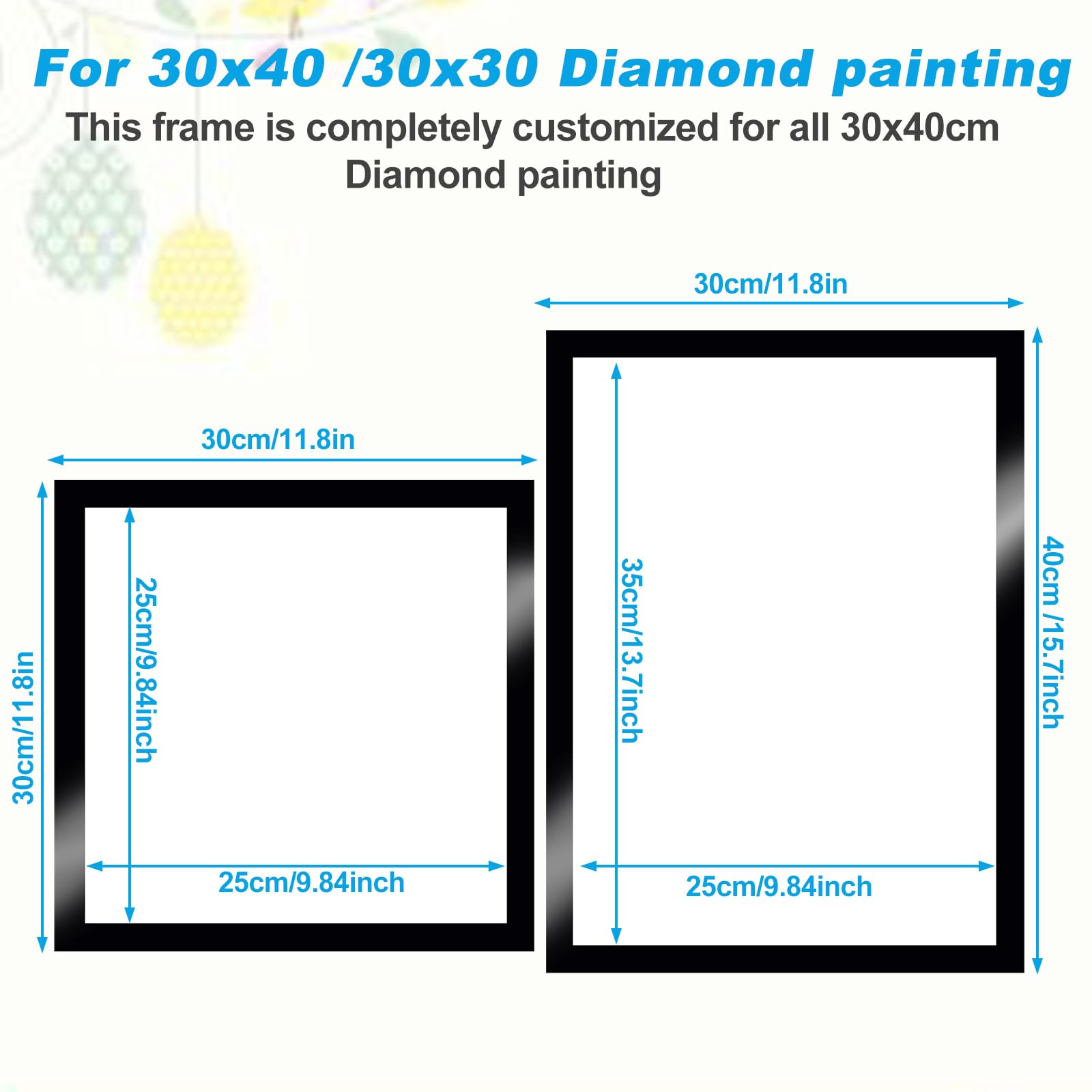 Cadre Peinture Diamant Cadres Magnétiques MXJSUA Pour Diamond