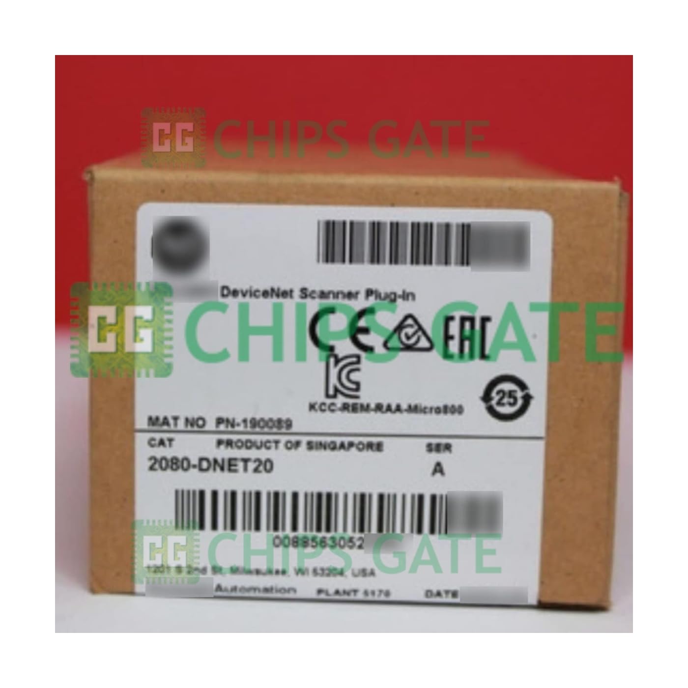 New Sealed 2080-DNET20 Micro800 Plug-in Module