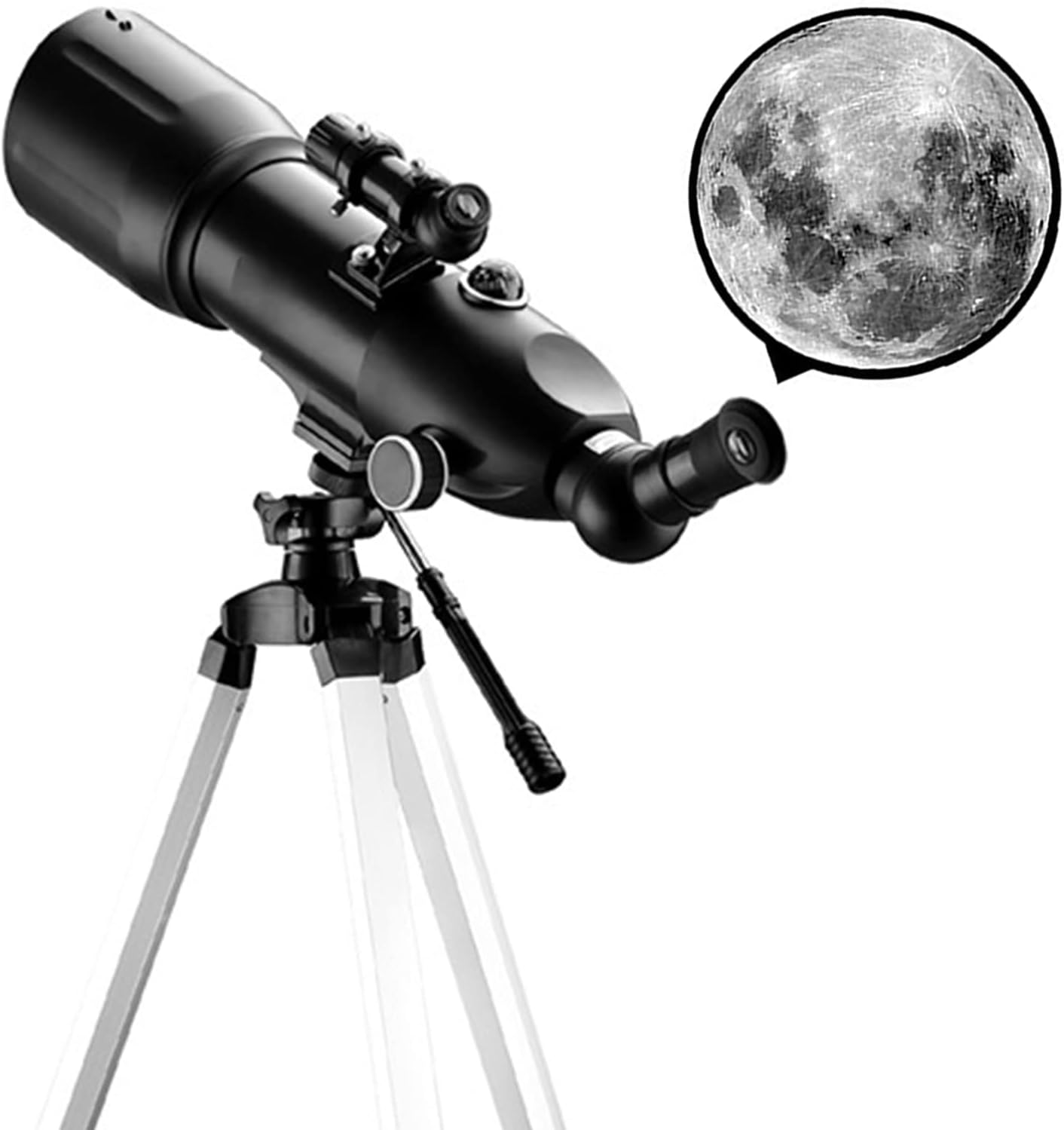 Astronomical Telescope for Kids Beginers, 400X80mm Outdoor Sky Space Monocular Astronomical Telescope with Tripod