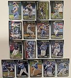2024 Topps Series 2 Baseball Kansas City Royals Base MLB Hand Collated Team Set in Near Mint to Mint Condition of 16 Cards: #360 Steven Cruz RC Rookie #364 Nick Pratto #372 MJ Melendez #399 Jonathan Bowlan RC Rookie #425 Anthony Veneziano RC Rookie #434 James McArthur RC Rookie #468 Hunter Renfroe #506 Nick Loftin RC Rookie #514 Team Card #525 Kyle Isbel #571 John McMillon RC Rookie #610 Zack Greinke #612 Tyler Cropley RC Rookie