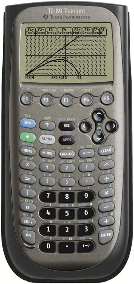 Ti 89 Titanium Programmable Graphing Calculator AD