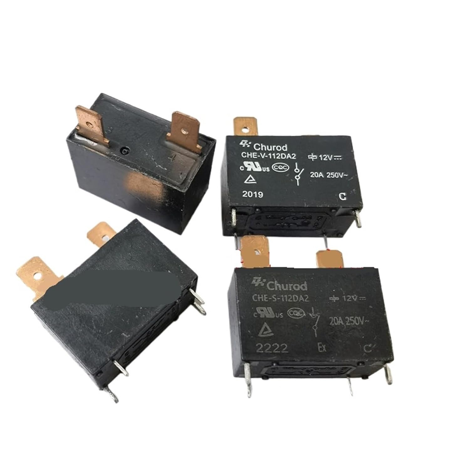 10pcs/lot Relay CHE-V-112DA2 S-112DA2 12V 20A Air Conditioning Water Heater Relay(CHE-V-112DA2)