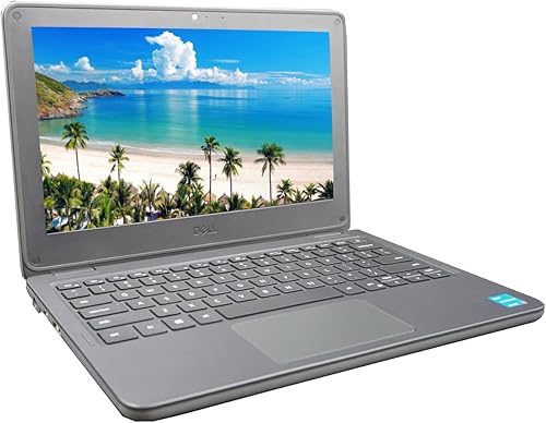 Dell Computadora portátil Latitude 3120 HD portátil, procesador Intel Pentium N6000, 8 GB de RAM, unidad de estado sólido de 128 GB, cámara web,