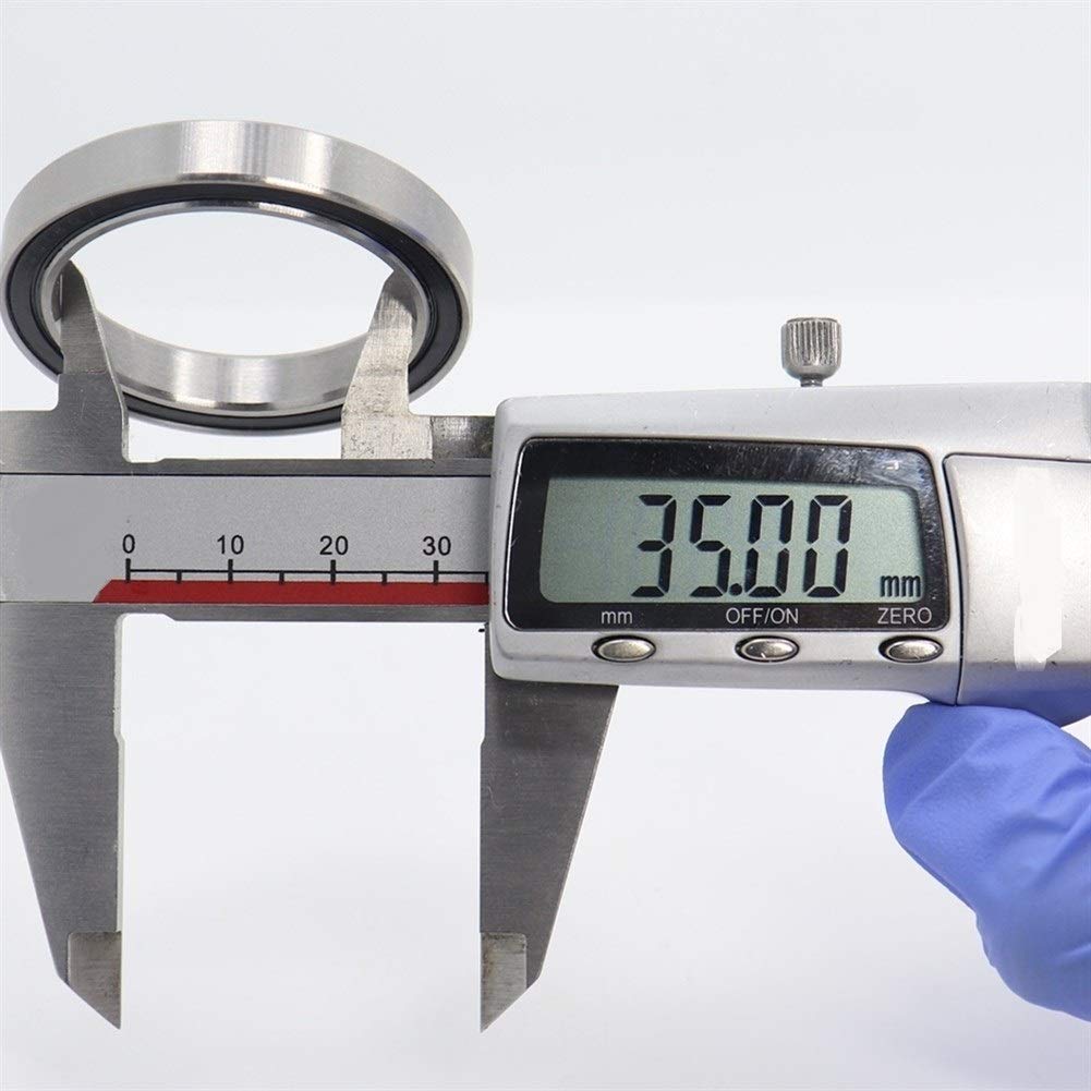 Pratique 5 pièces S6807RS Portant 35x47x7mm ABEC-3 440C roulements à Billes en Acier Inoxydable 6807 roulement à Billes S 6807RS