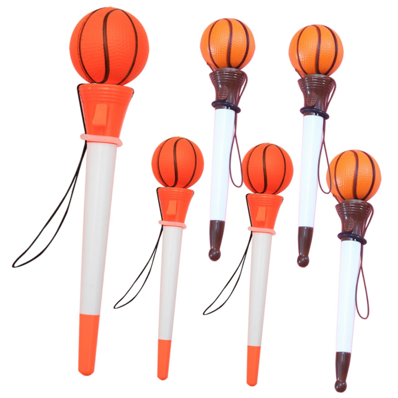 Lurrose 24stücke Basketball Kugelschreiber Lustige Und Praktische Schreibgeräte Für Schule Und Büro Ergonomischer Griff Zufällige Farben Für Sportpartys Und