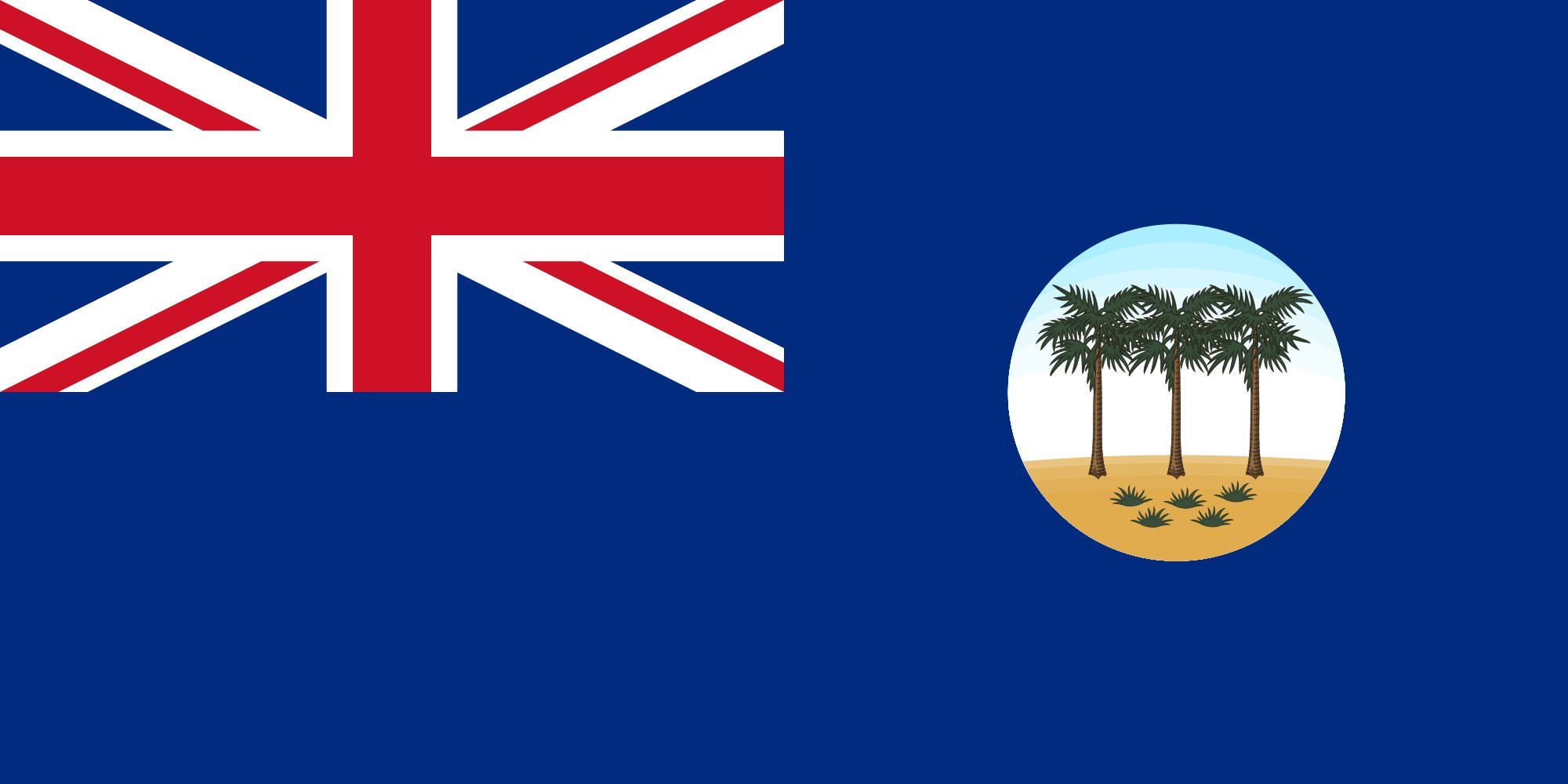 Drapeau Samoa Trust Territory grand format aux finitions de haute qualité