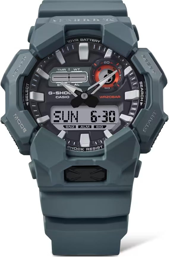 Casio GA-010-2ADR Kol Saati, G-Shock, Analog/Digital, Mavi, Erkek