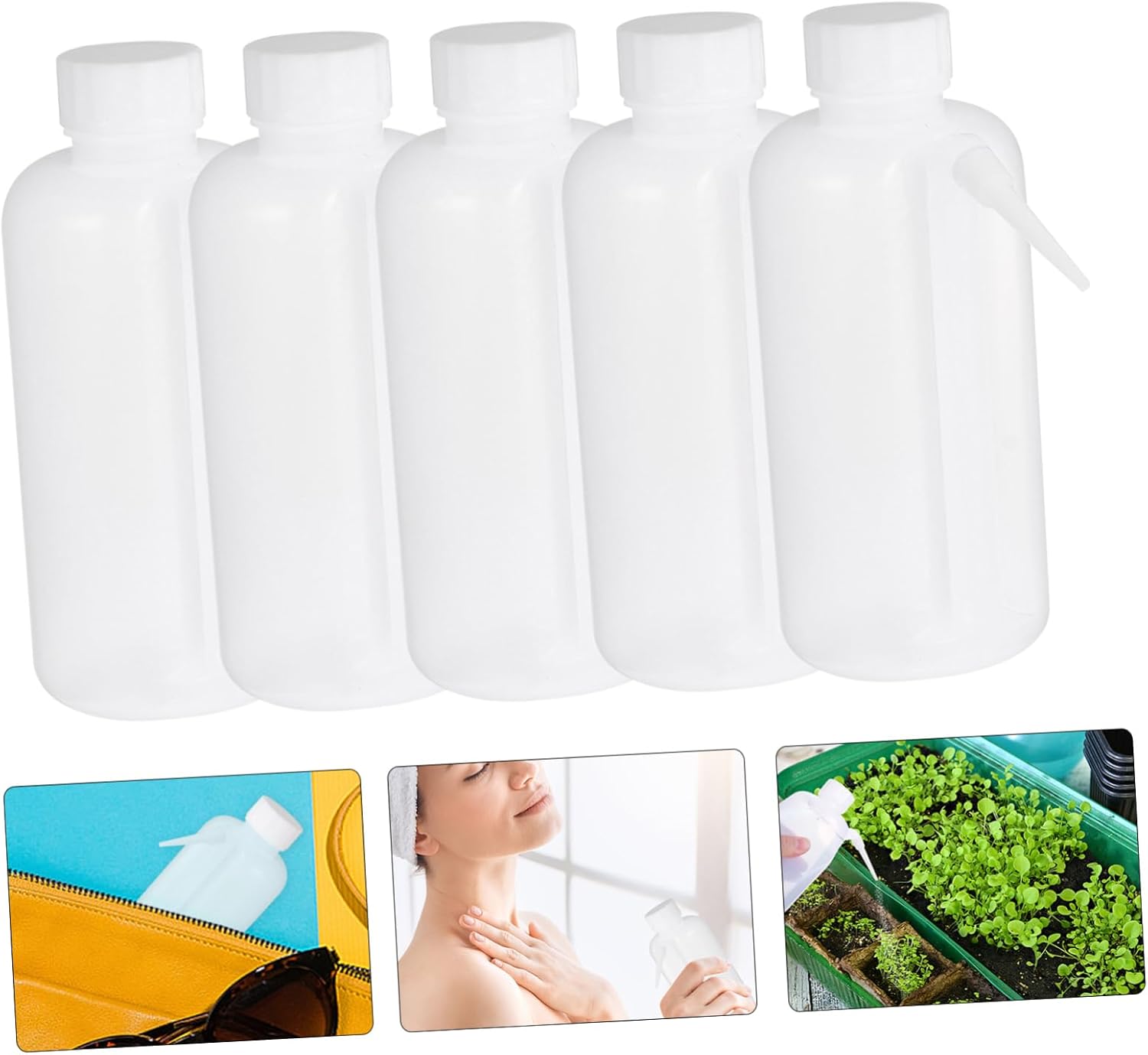 Homoyoyo 500ml Empty Plastic Spray Bottles Spray Bottles Holders for Hairdressing Home Use