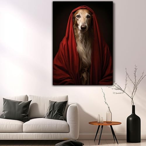 Miniatura 609 de Thuan Chow Chow Retrato de mascota con disfraz real de perro en un disfraz retrato de perro con vestimenta Retrato medieval de mascota retrato