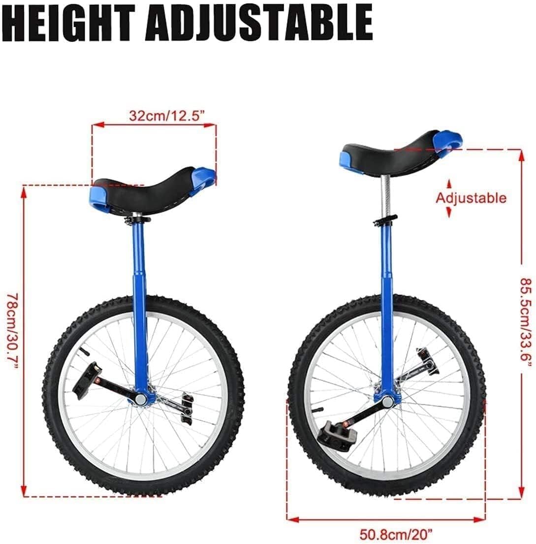 Bicycle Unicycle Wheel Trainer Unicycle Height Adjustable Anti Slip Mountain Tire Balancing Bicycle Exercise