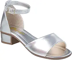 Sandália Feminina Infantil Com Salto Saltinho Social Festa