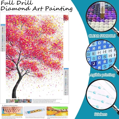 Diamond painting abstrait 60x80cm grand format kit complet - 2