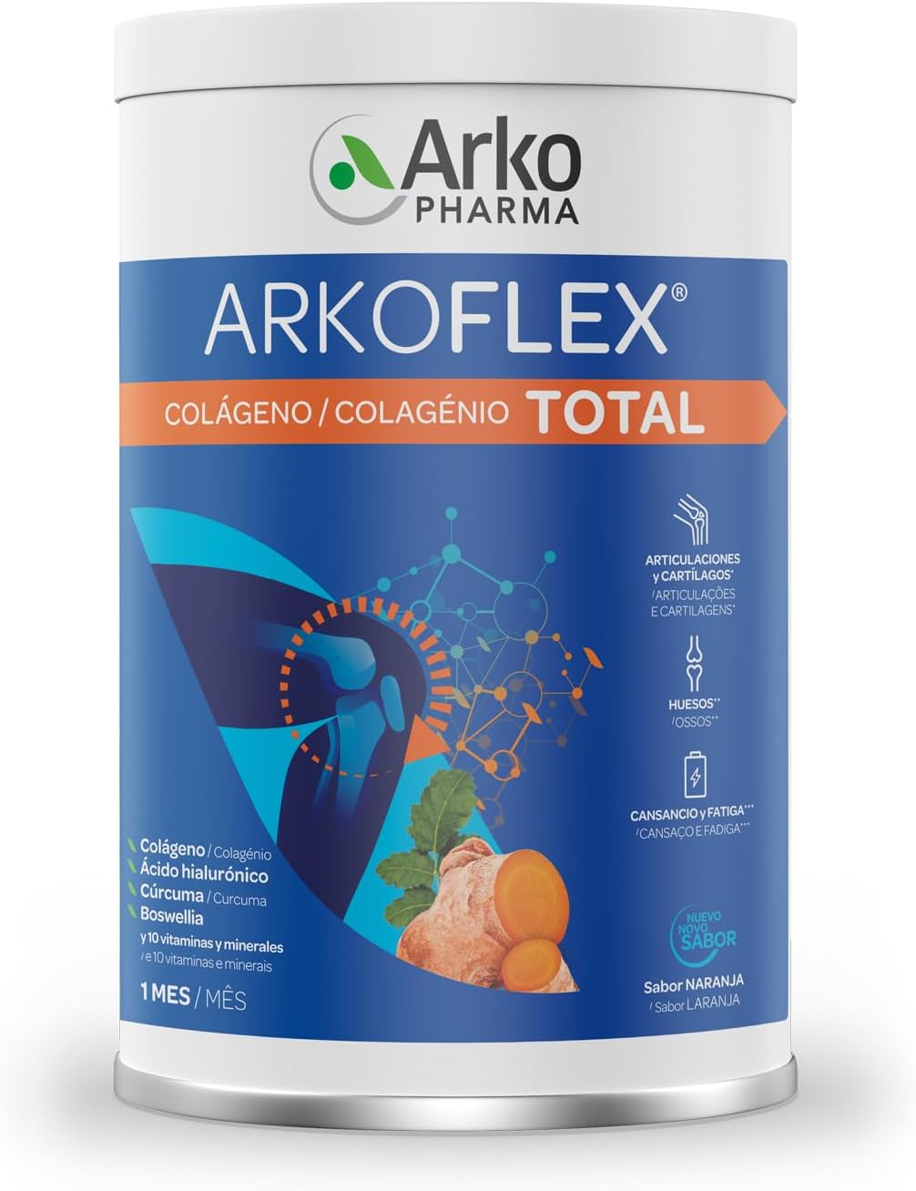 Arkopharm a Arkoflex Dolexpert Forte Colágeno Hidrolizado, Messenger 360 g, Abordaje 360 del Sistema Locomotor, Buen Funcionamiento de Huesos, Cartílagos, Músculos, y Tendones, Magnesio y Vitaminas