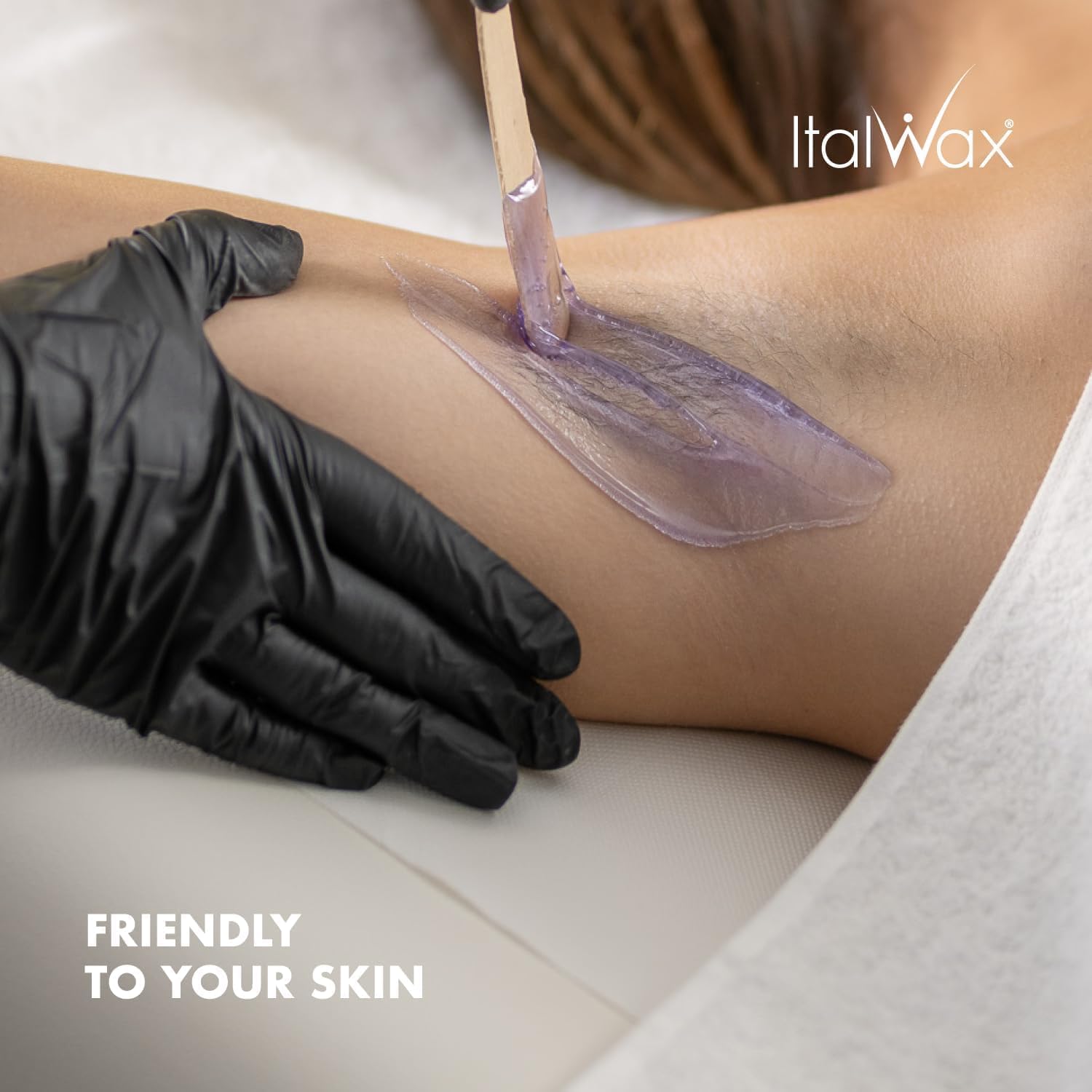 Italwax Top Line Orchid - 750g - Cera elástica en perlas para depilaciòn sin bandas - Formulación sintética ideal para pieles sensibles - Recomendado para la zona bikini y las axilas – Aroma orquídea