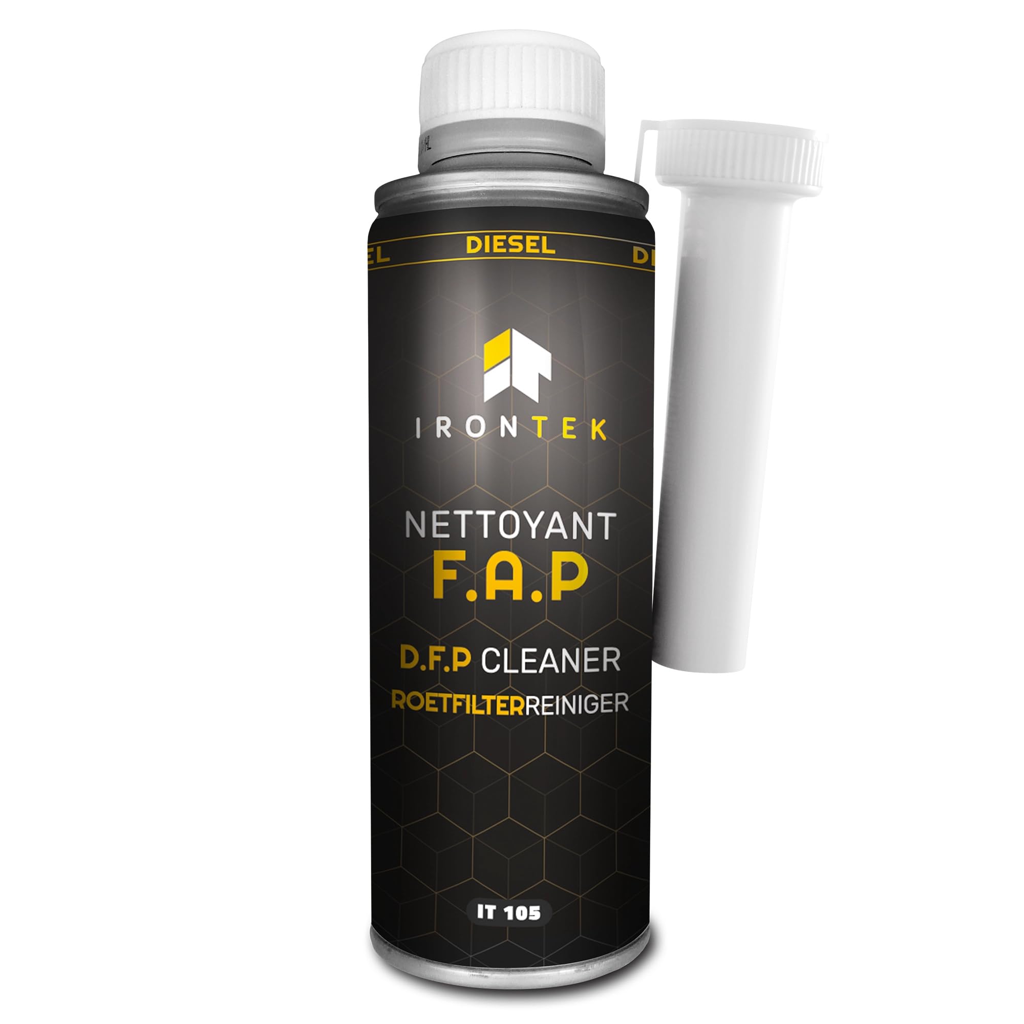 Nettoyant Vanne EGR Irontek 300ml – Additif Essence/Diesel, Action Préventive Et Curative Sans Démontage