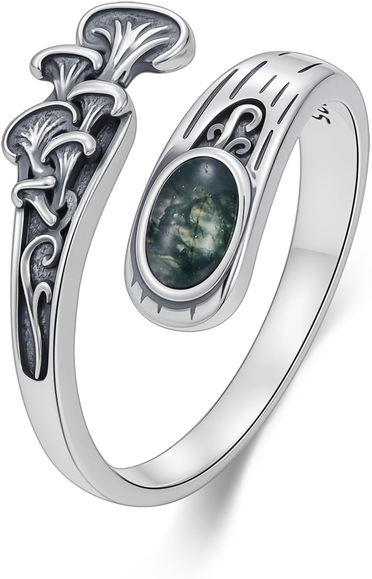 Cute Animals Ring 925 Sterling Silver Adjustable Ring Boho Jewelry Gifts for Women Men