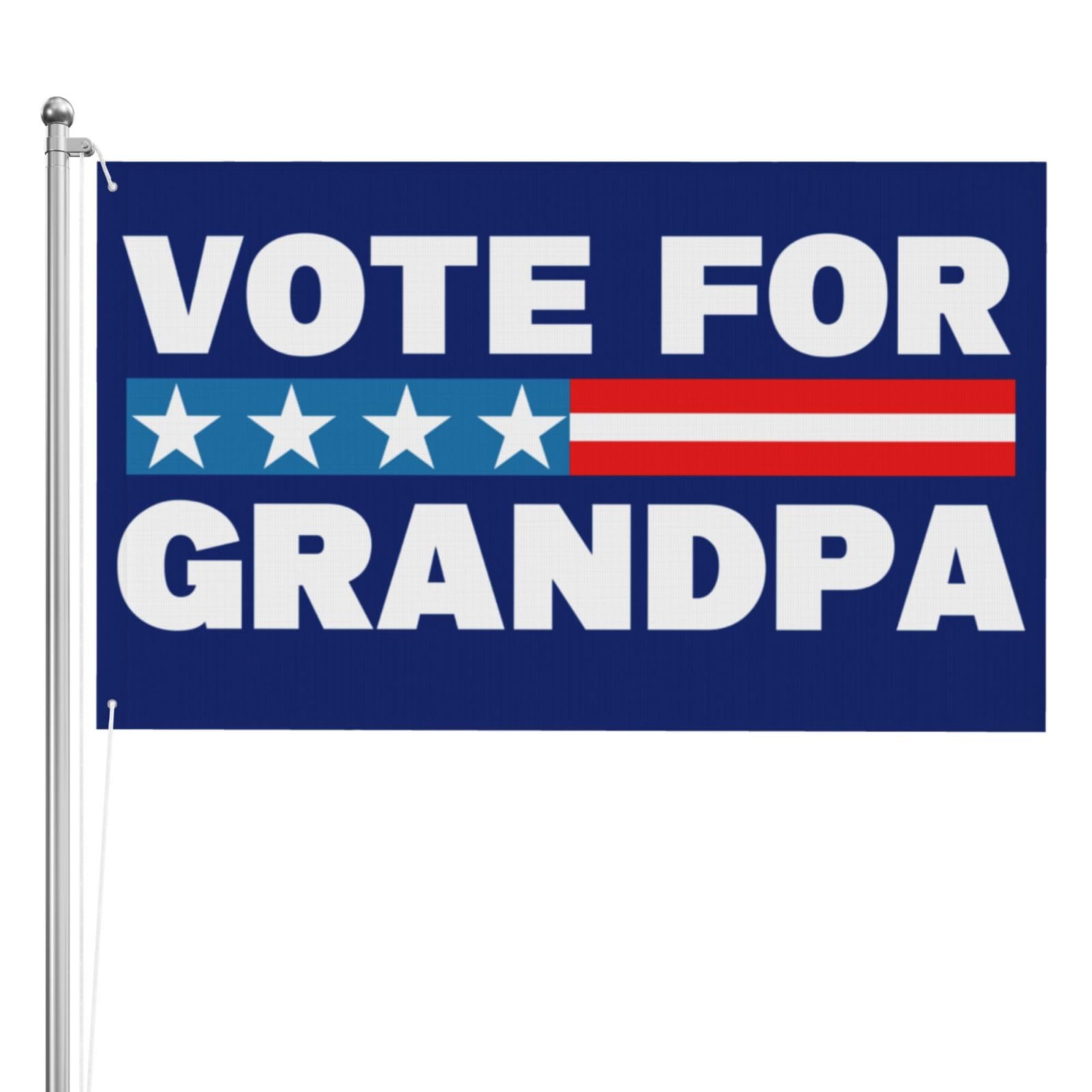 Drapeau Votez pour grand-père Trump 2024 un symbole de transmission familiale