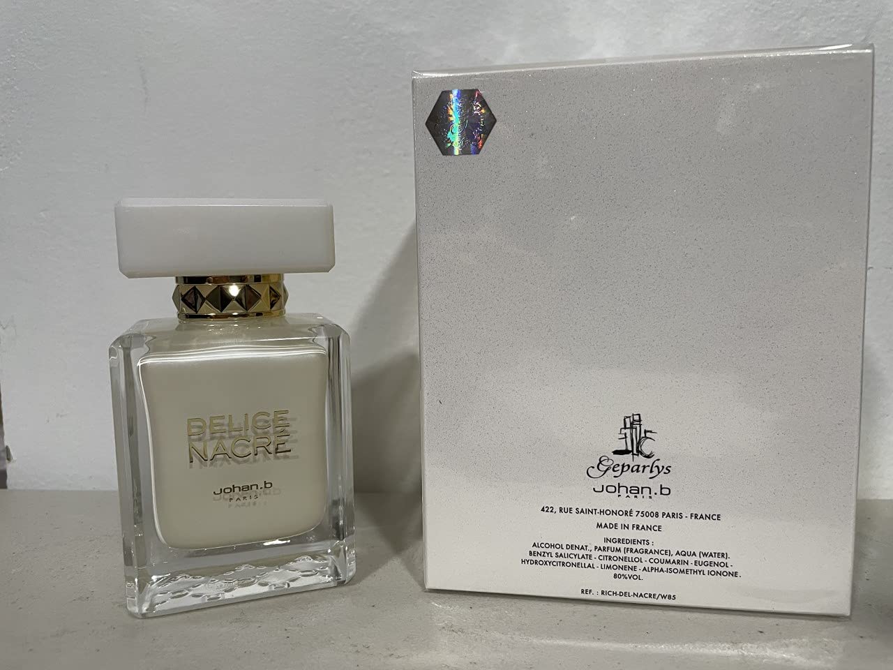 DELICE NACRE BY JOHAN B FOR WOMEN 2.8 OZ / 85 ML EAU DE PARFUM SPRAY