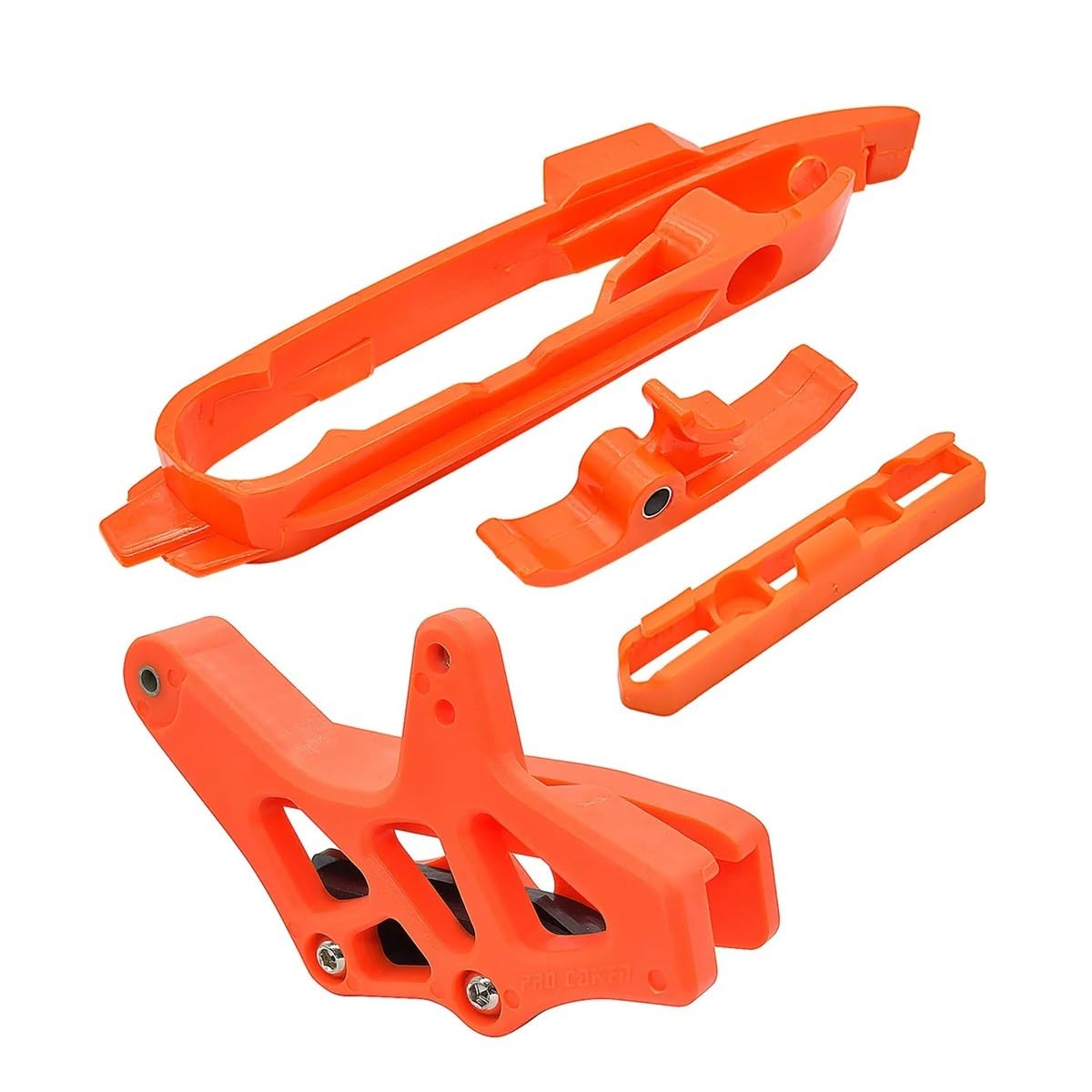 Kit Deslizante De Cadena Guía Protectora De Cadena Abrazadera De Manguera De Freno Parachoques Platos