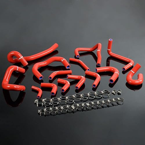 G-PLUS Manguera de calentador de silicona compatible con Nissan Skyline GTR R33 R34 RB26DET azul