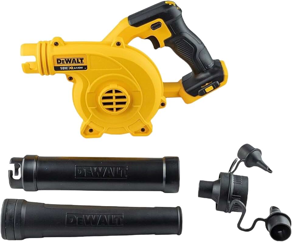 DeWalt DCV100 Cordless Blower/Air Broom (18 V, 290 km/h Blow