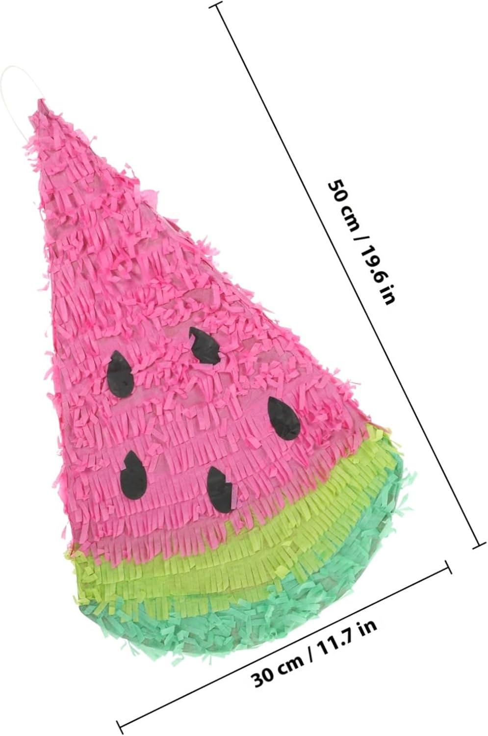 Watermelon Pinata Large Candy Filled Fiesta Party Decor Birthday Favor Fruit-shaped Pinata for Bridal Shower Eid Festival Celebration