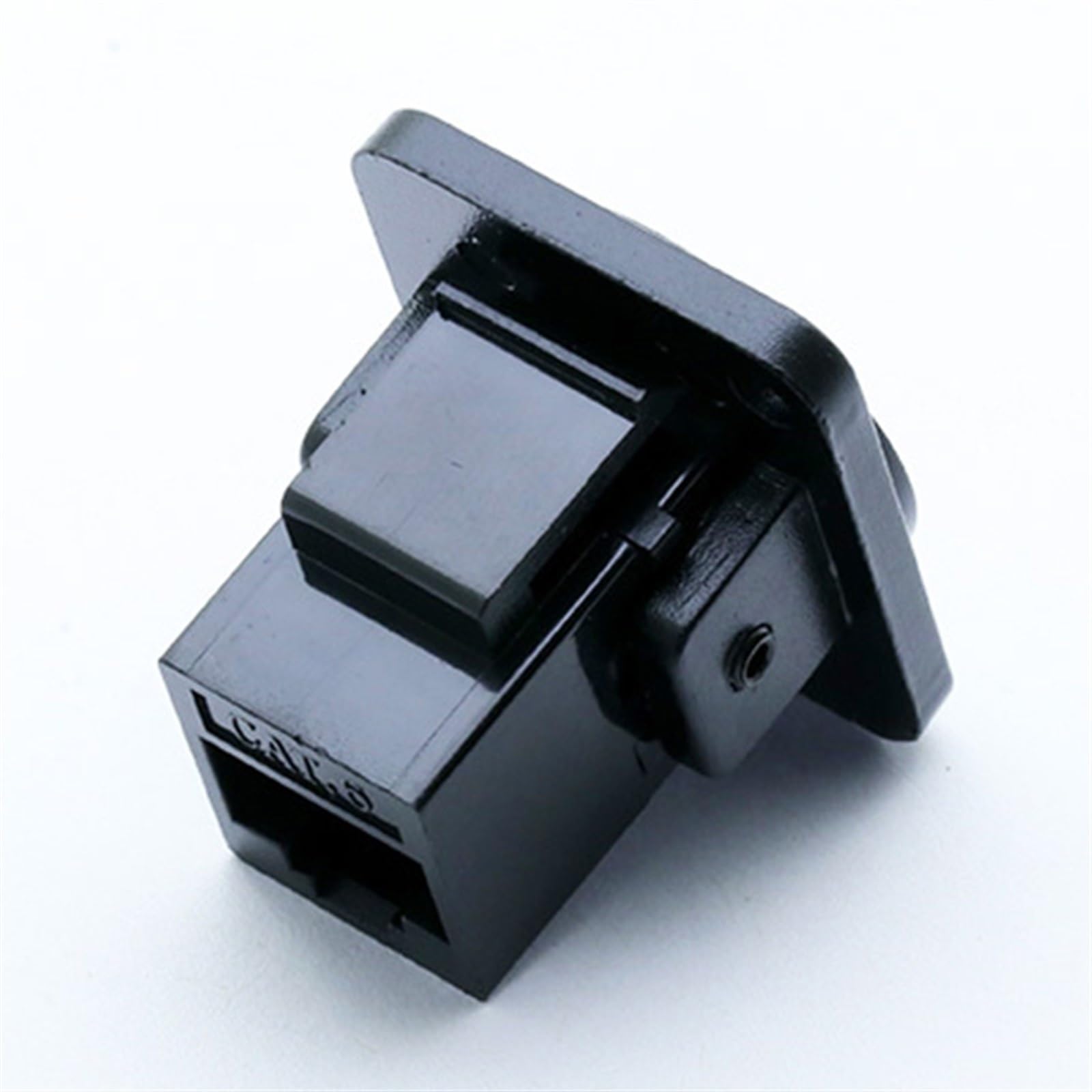 10 sztuk/partia 8P8C RJ45 CAT6 gniazdo do montażu na panelu żeńskie gniazdo adapter sieciowy Ethernet modułowa wtyczka rozszerzenie złącze interfejsu