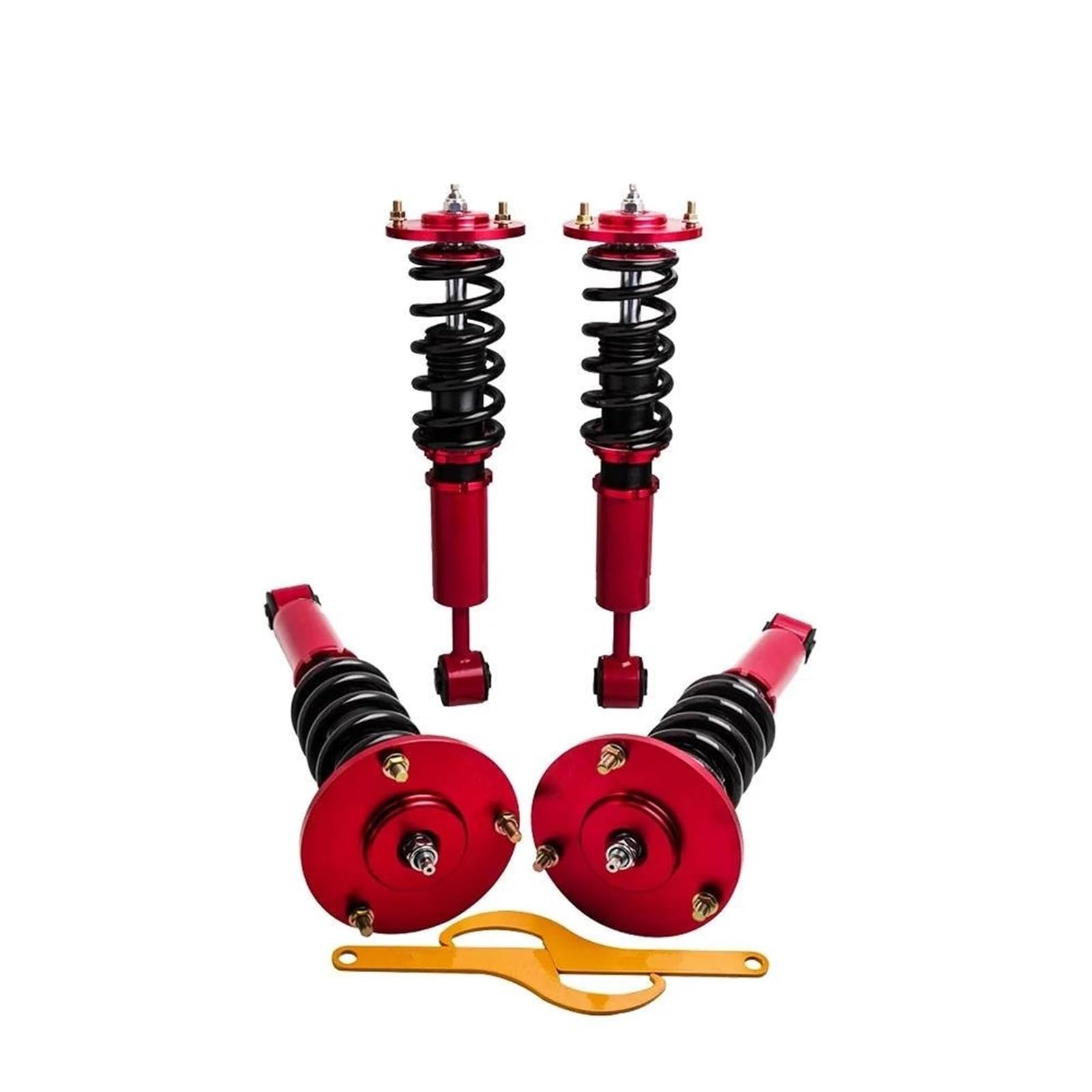 Genérico Amortiguador Kit De Conversión Resortes Aire A Bobina para Ford para Lincoln para Navigator Amortiguadores 2003-2006 Juego De Muelles SuspensióN