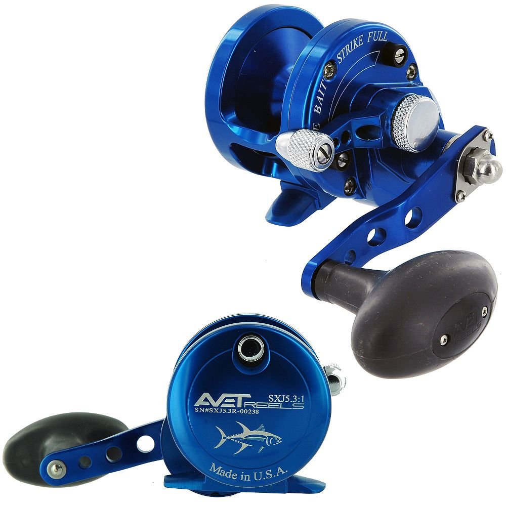 Amazon | Avet SXJ 5.3 Single Speed Reel – 右側 – レッド | AVET 