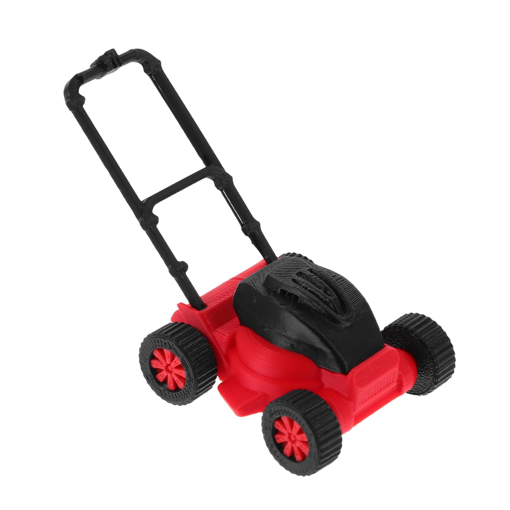 Homoyoyo Miniature Lawn Mower Toy and Dollhouse Gardening Tool 1:18 Scale Realistic Mini Garden Accessory for Dollhouse Landscaping and Micro Landscape Decor