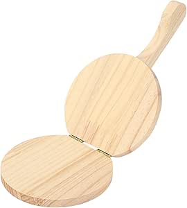 Manual Tortilla Press, 10 Inch Wooden Tortillas Maker with 100PCS ...