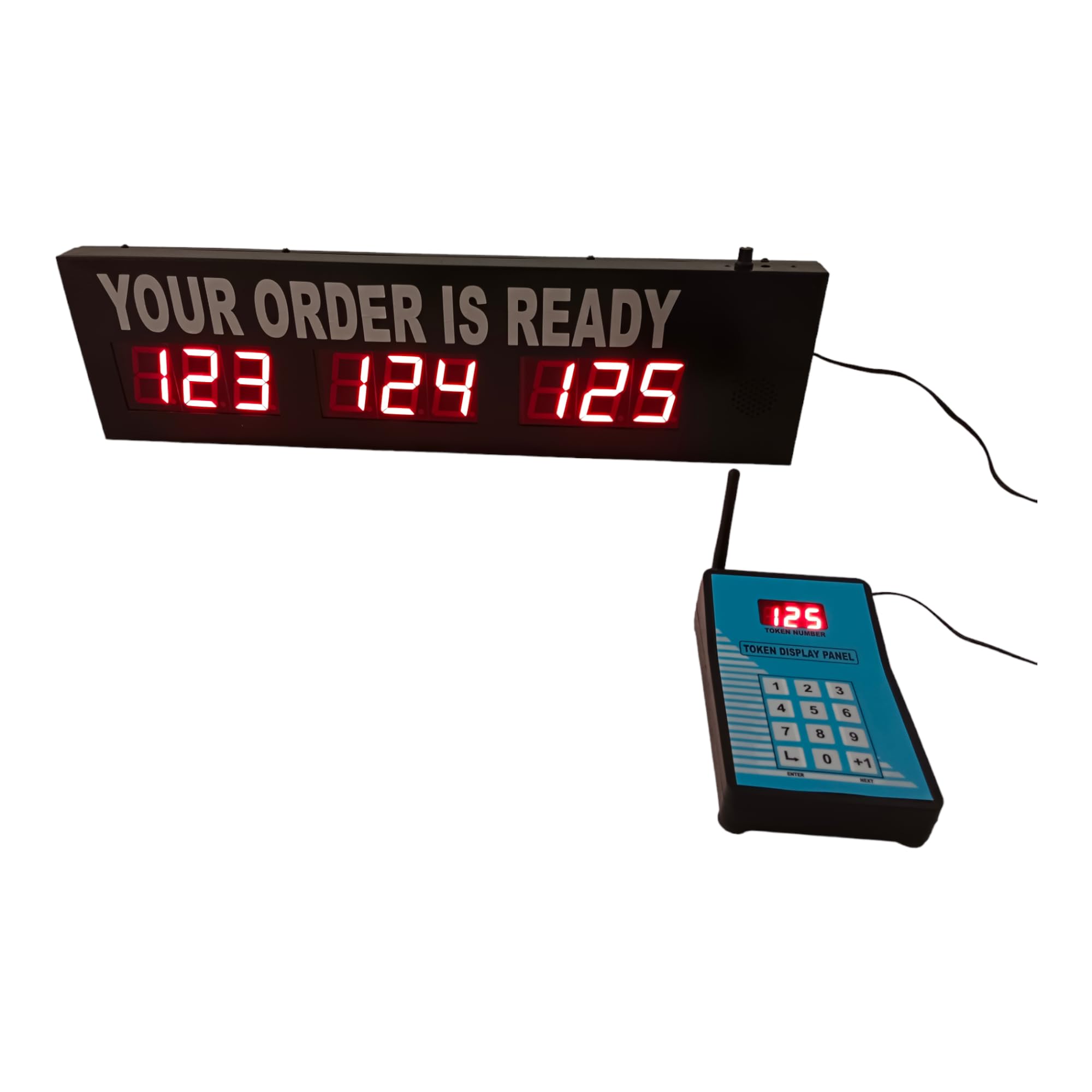 Digtronics High Range Wireless 3 windows Token Display System with multi language Voice Operated for Food Outlets!! 2 Years Warranty!!-image-10