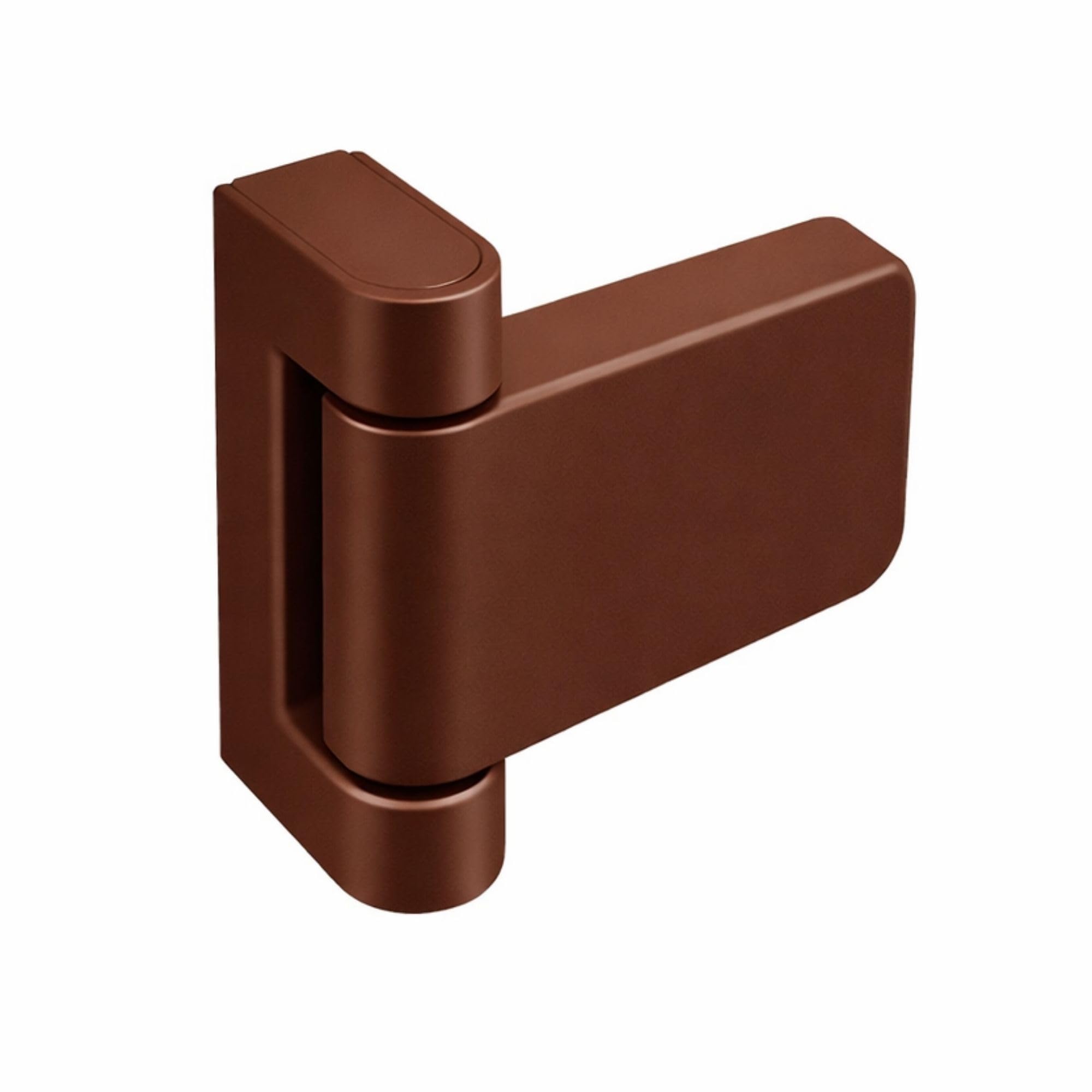 UAP 3D Adjustable T Flag Axis Door Hinges - High Security for All External uPVC Doors - Universal, Non-Handed Design for Optimal Functionality and Versatile Installation (23mm Rebate, Brown)