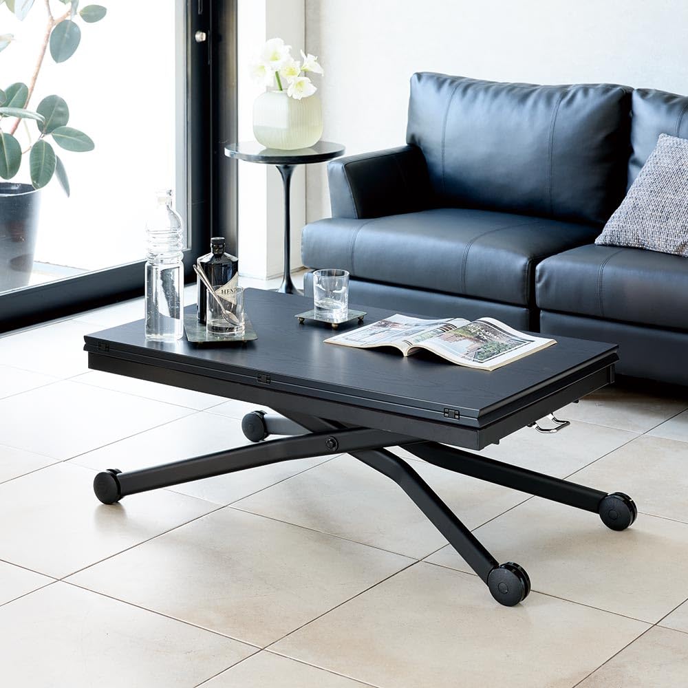 Amazon｜ディノス テーブル 昇降式 リフティングテーブル Lehtes