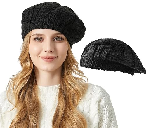 Hanes Women's Chunky Knit Beret