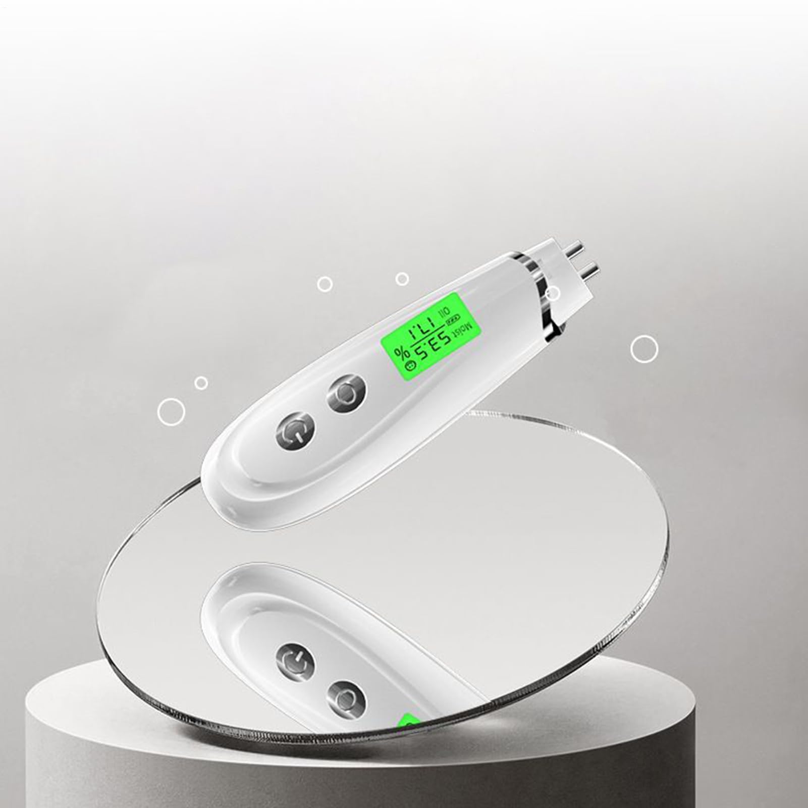 Medidor de hidratación de la piel, analizador de humedad facial, pantalla LCD portátil profesional, detector de aceite de agua, dispositivo de cuidado facial para mujeres y niñas