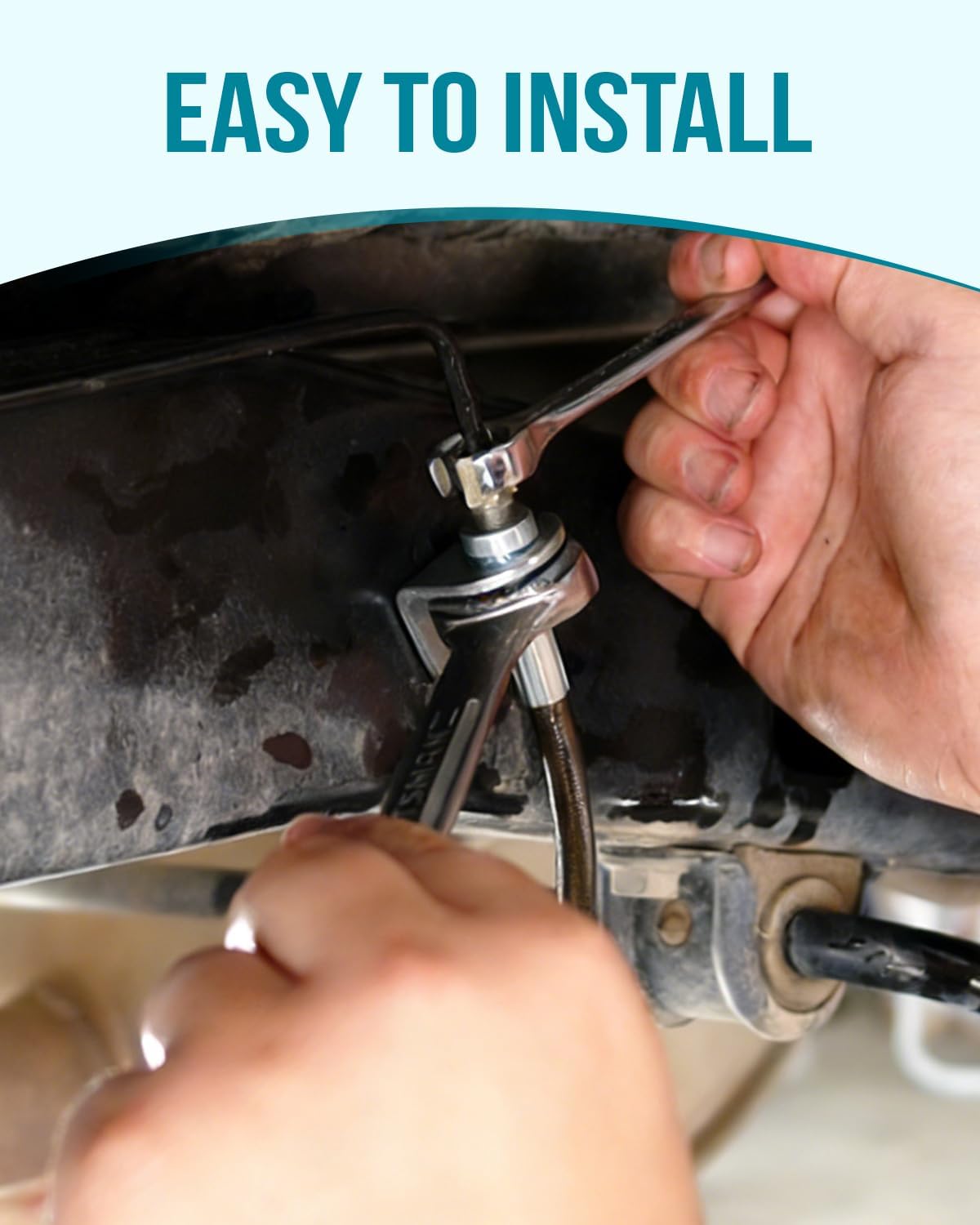 Extended Brake Lines Stainless Steel Fit for Chevy Silverado 1500 Fit for GMC Sierra 1500 2wD 1999-2007 (2007 Models Must Be Classicbody Style)