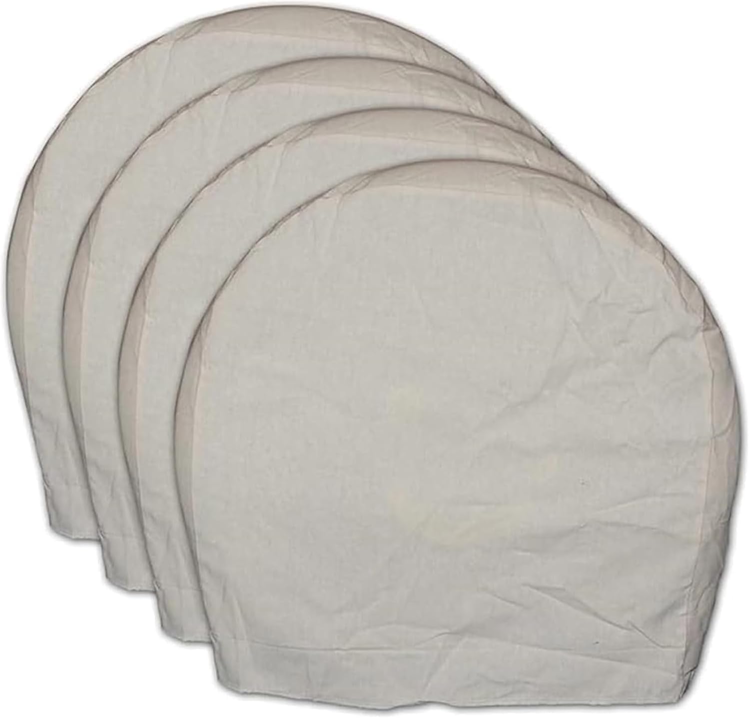 Tire Wheel Covers Wheel Paint Masker 4 Pack 32" Silver Waterproof Dustproof Aluminum Film Cotton Lining Tire Sun/Snow Protectors, Suitable for 24" Diameter tire