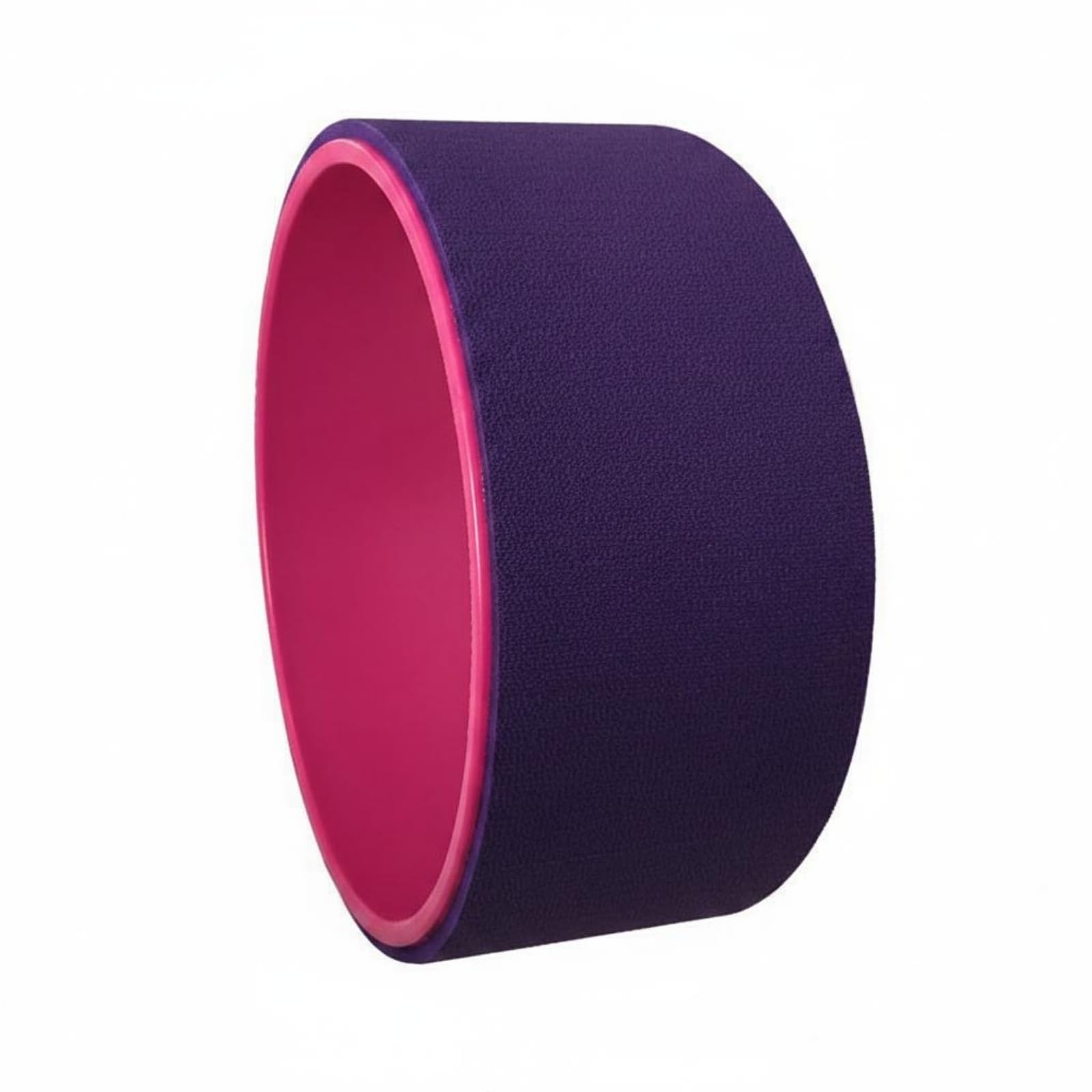 ATORSE High-Density Mind-Body Practice Wheel Iyengar Method Cork Mind-Body Practice Wheel Improves Flexibility Stretching Aid Eco-Friendly for Home Workout, Rose Red - Purple-picture-15