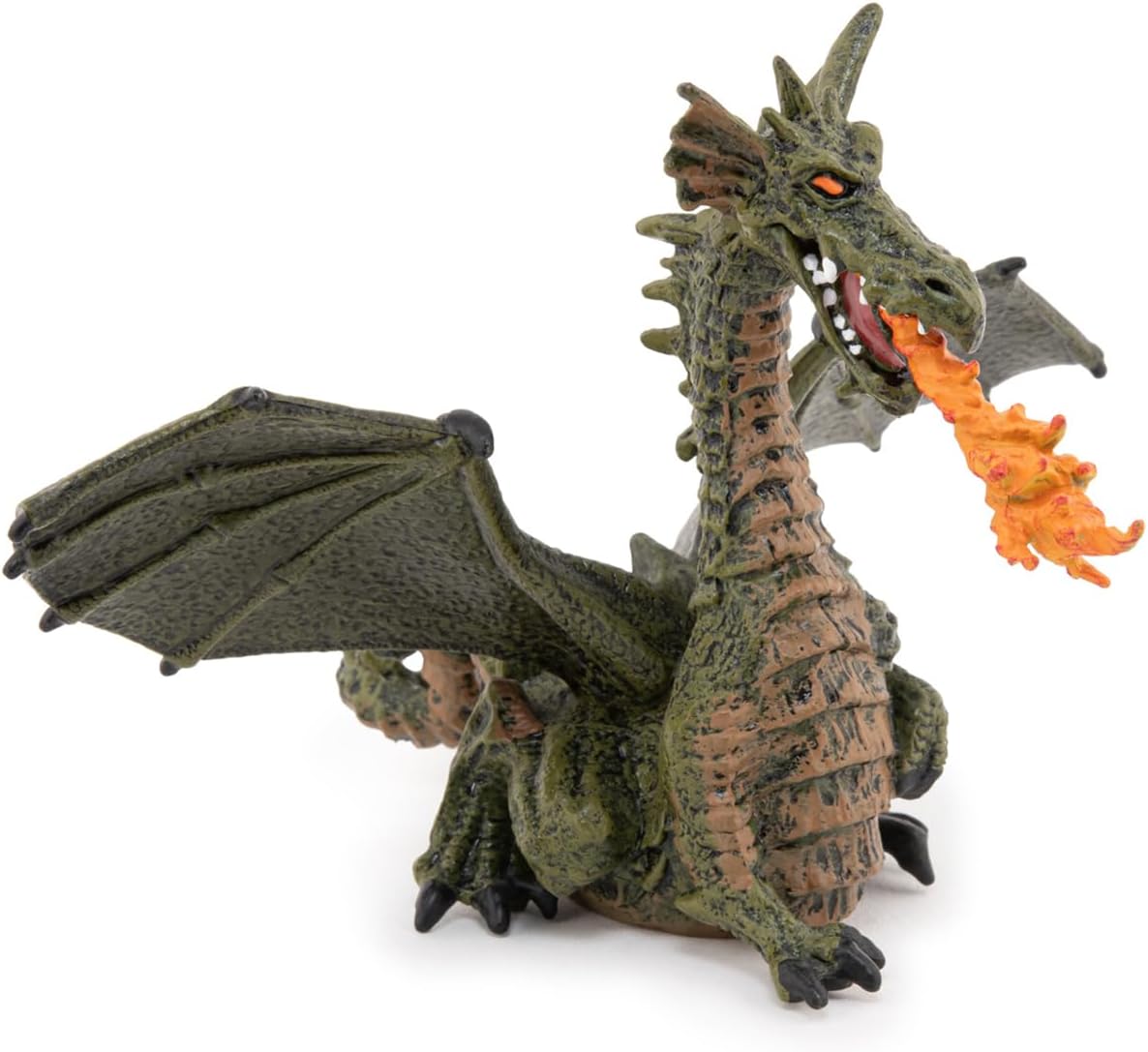 Winged Dragon with Fire (Winged Blue or Green Dragon; Colors may vary)