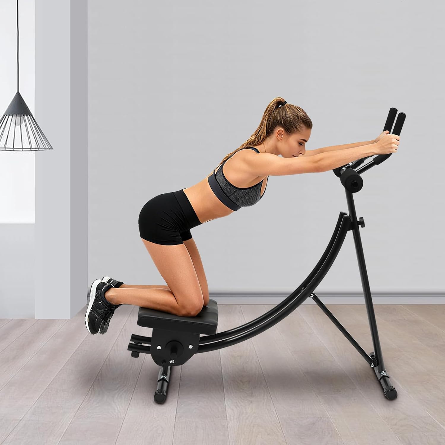 Ab Exercise Machine, Adjustable Ab Machine Full Body Workout for Home Gym, Core & Abdominal Trainers AB Workout Machine Home Gym Strength Training